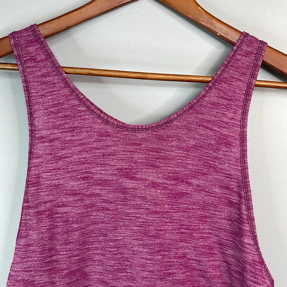 LULULEMON Rush Hour Tank Heathered Chilled Grape  Size 4 - Picture 3 of 9